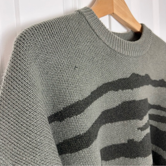 NADAAM Wool Cashmere Tiger Stripe Sweater Size M - Picture 8 of 8